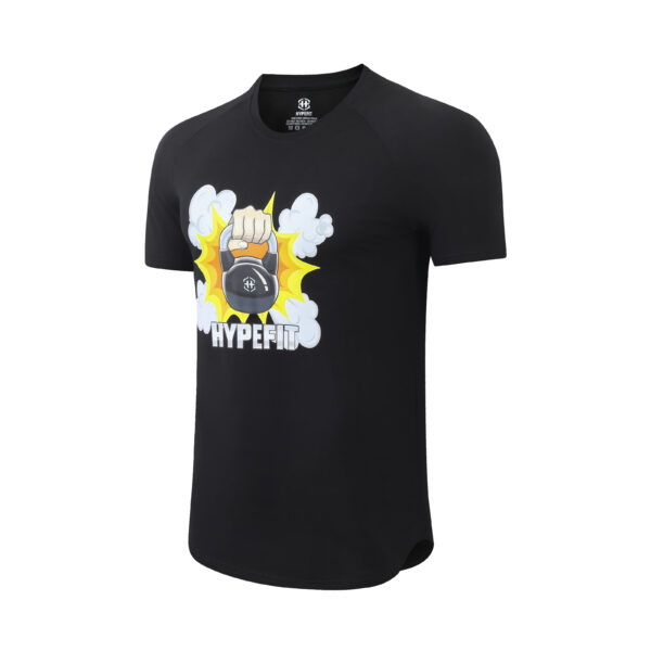 Camiseta hombre hypefit negro 02 - Imagen 3