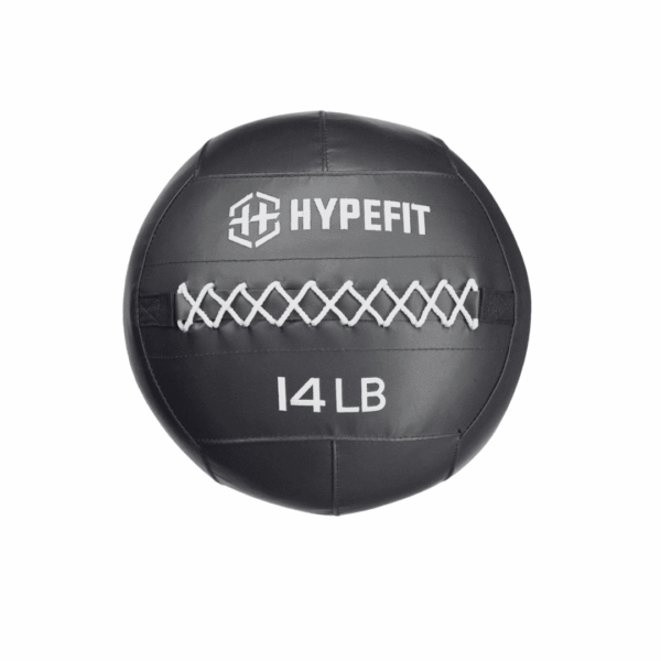 Wall Ball Hypefit 14 LB - Balón Medicinal Antideslizante para CrossFit, Funcional y Entrenamiento de Fuerza, Resistencia y Cardio